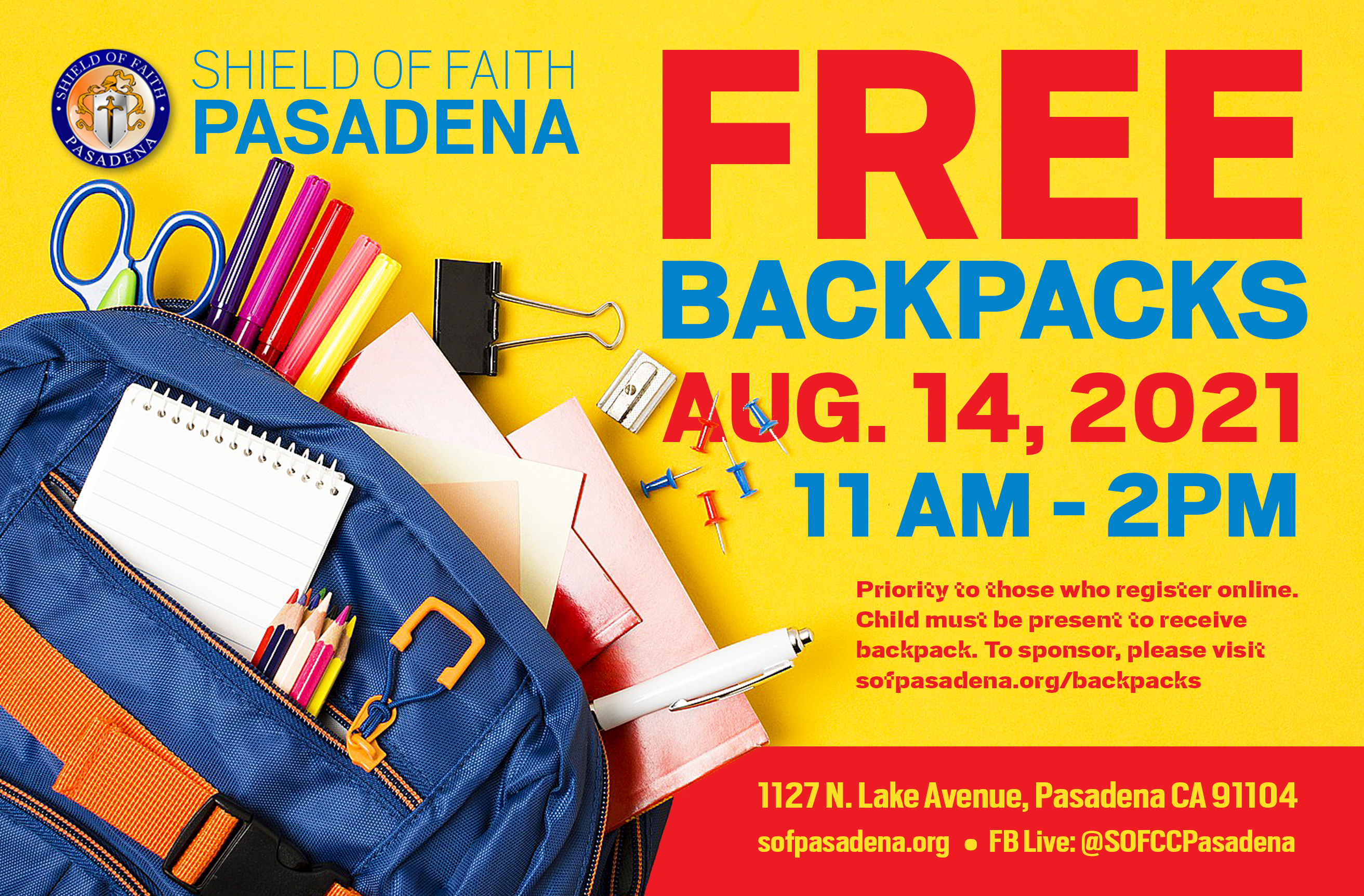 Free Backpacks